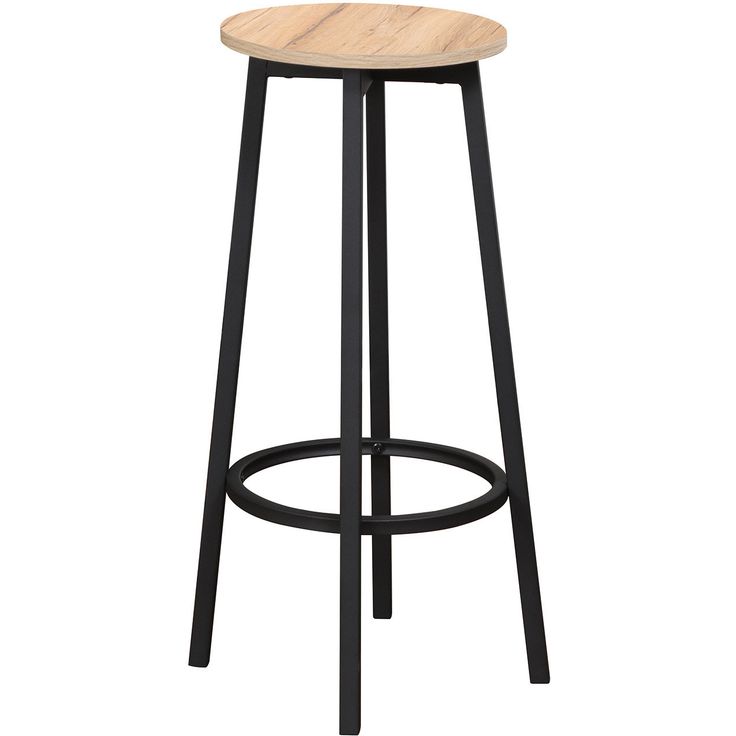 Bar stool HANNES 38x38xH70cm, rustic melamine