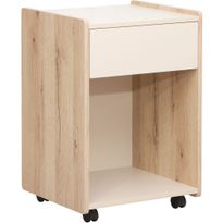 Apupöytä/yöpöytä Home4You LESTER 43x40xK64 cm, melamiini