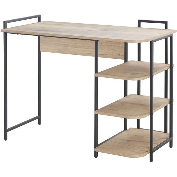 Desk LESTER 101,5x51,5xH81cm, melamine