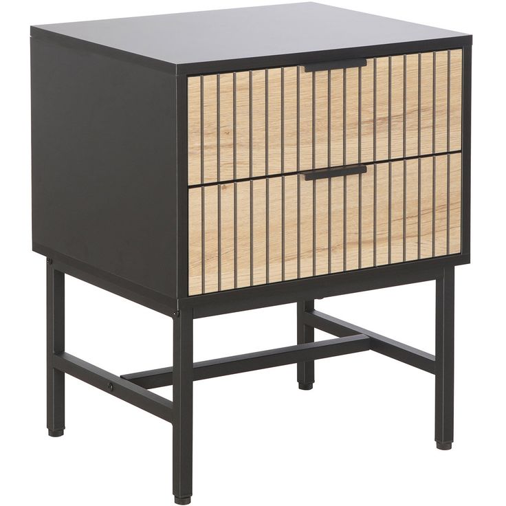 Side table / night stand HELVE 48x40xH60cm, melamine