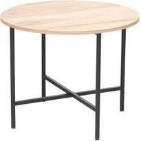 Sohvapöytä Home4You HANNES 60x60xK48 cm, rustiikkinen melamiini