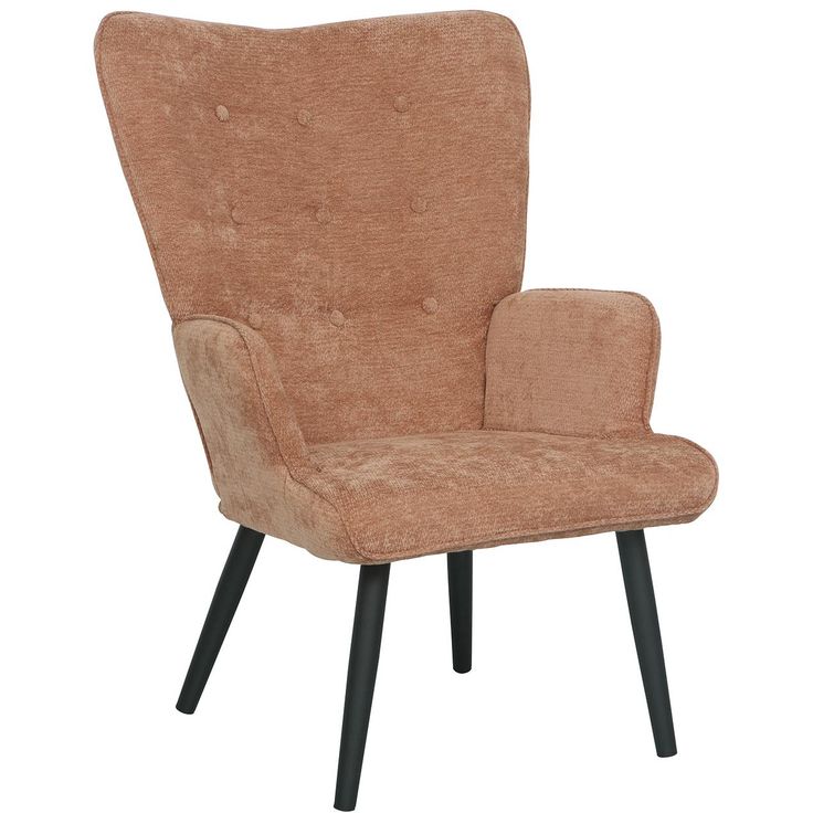 Armchair MATEO rust brown