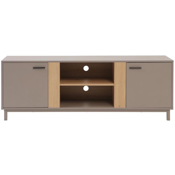 TV table CLEO 150x40xH53cm, taupe
