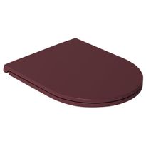 WC-istuinkansi Interia Infinity Slim Easy Take, soft-close, matta punainen