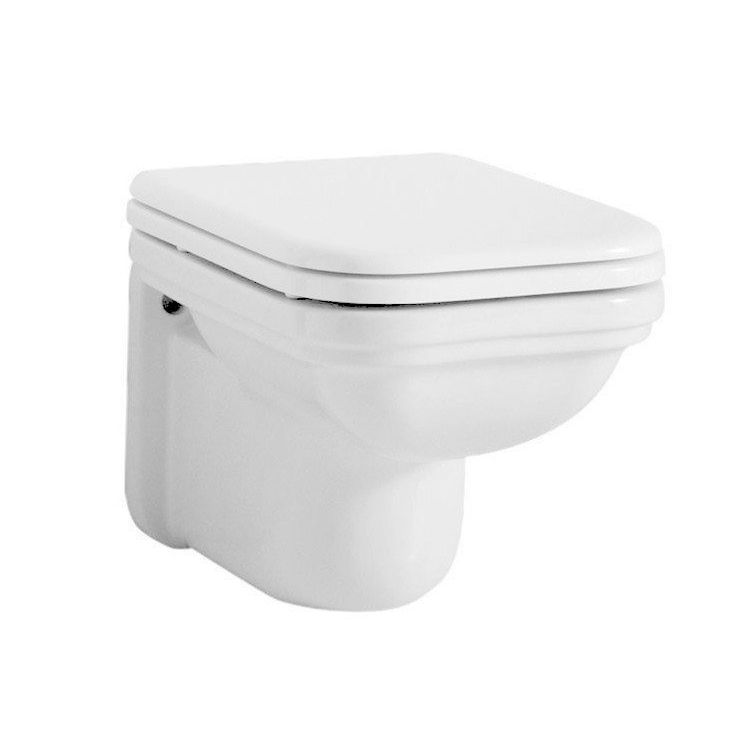 WC-istuin Kerasan Waldorf 4115, seinämalli, valkoinen