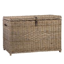 Arkkupöytä Home4You Anker 136x46x74cm, luonnonrottinki