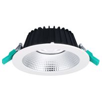 LED-Alasvalo Sylvania Insaver Slim 150, 9W, 4000K, IP44, valkoinen