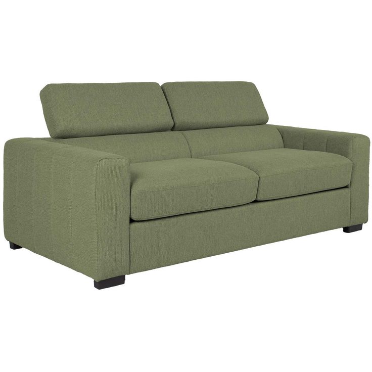 Sofa bed KINGSTON 3-seater 198x96xH76/94cm, light green