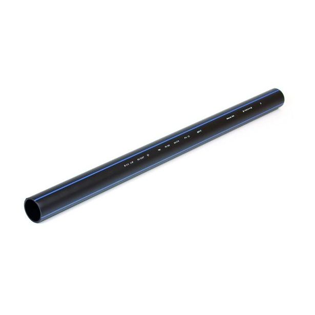 Paineputki Pipelife PE PN10, 63x3.8mm, 6m, siniraitainen, PE100, SDR17, käyttövedelle
