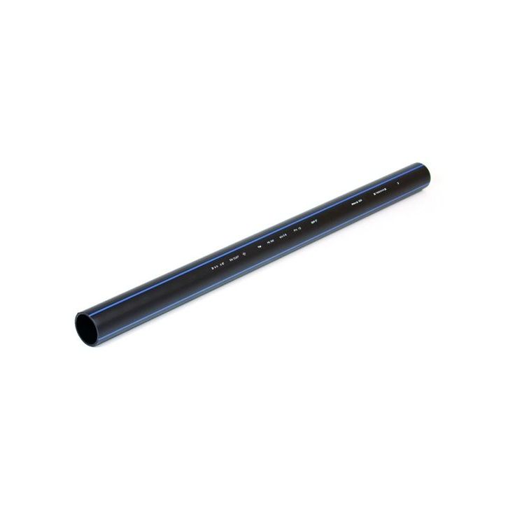 Paineputki Pipelife PE PN10, 63x3.8mm, 6m, siniraitainen, PE100, SDR17, käyttövedelle