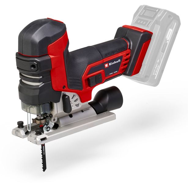 Akkupistosaha Einhell PXC TP-JST 18/135 Li BL-Solo, 18V, ilman akkua