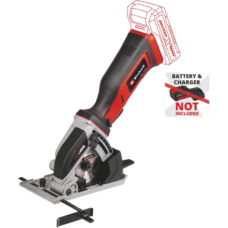 Akkuminikäsisirkkeli Einhell PXC TE-CS 18/150 Li-Solo, 18V, ilman akkua