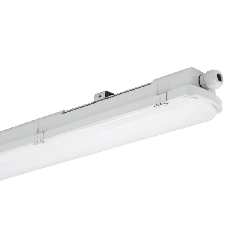LED-Teollisuusvalaisin Sylvania Resisto, 36W, 4000K, IP66 1200mm, harmaa