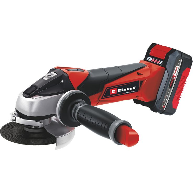 Akkukulmahiomakone Einhell PXC TE-AG 18/115 Li, 18V, 4.0Ah akulla