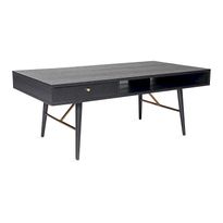 Sohvapöytä Home4You Luxemburg 115x60x45cm, musta