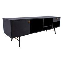 TV-taso Home4You Luxemburg 150x40x50cm, musta