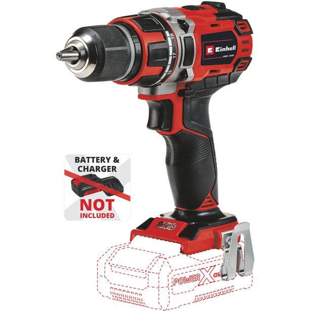 Akkuporakone Einhell PXC TP-CD 18/50 Li BL-Solo, 18V, ilman akkua