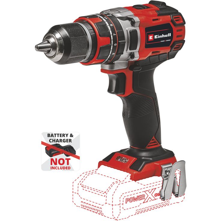 Akkuiskuporakone Einhell PXC TP-CD 18/50 Li-i BL-Solo, 18V, ilman akkua