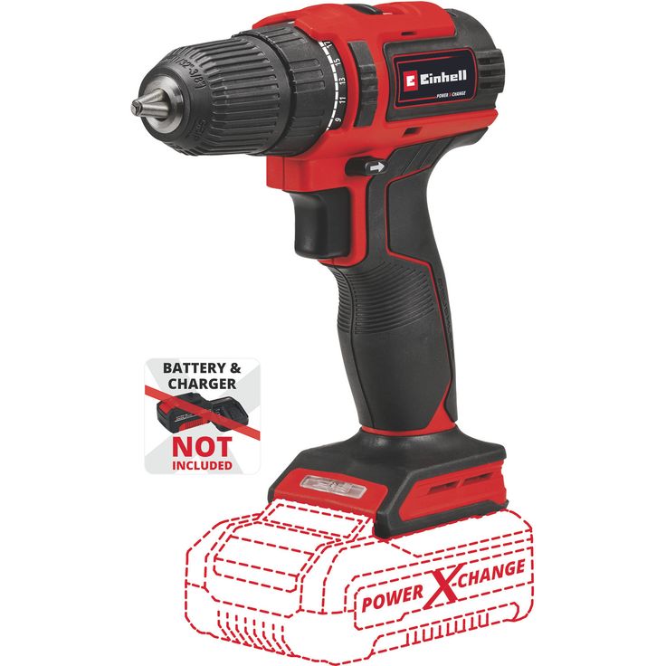 Akkuporakone Einhell PXC TE-CD 18/40 Li BL-Solo, 18V, ilman akkua