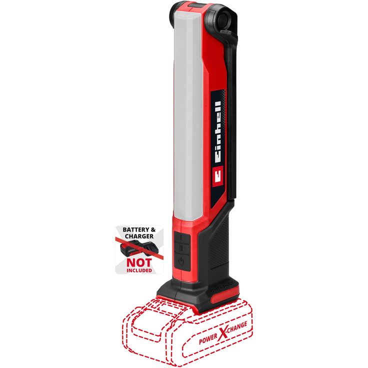 Akkuvalaisin Einhell PXC TE-CL 18/1000 S Li Solo, 18V, ilman akkua