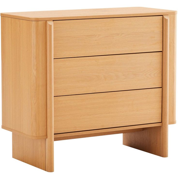 Sideboard MORBEN 90x42xH80cm, melamine with oak decor