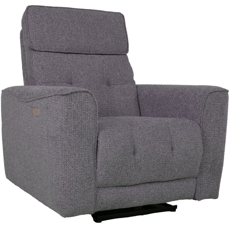 Recliner armchair BOSCO with electric mechanism, grey