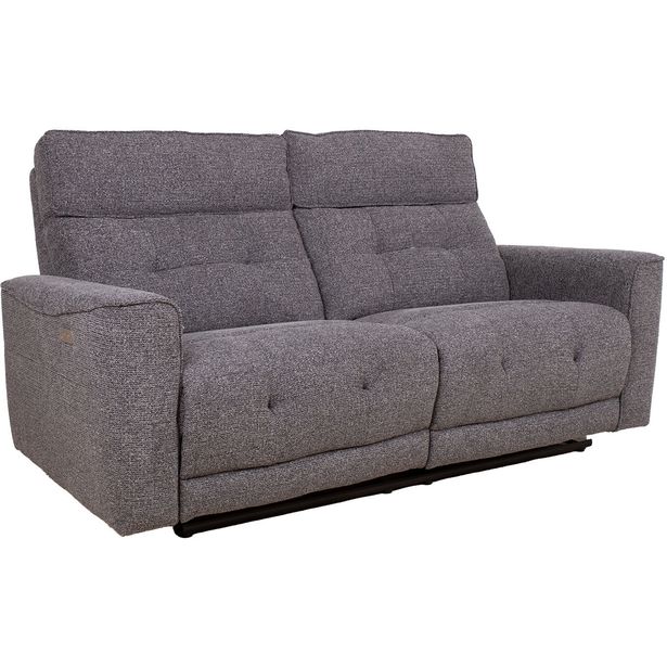 Recliner sofa BOSCO 2,5-seater with electric mechanism, grey