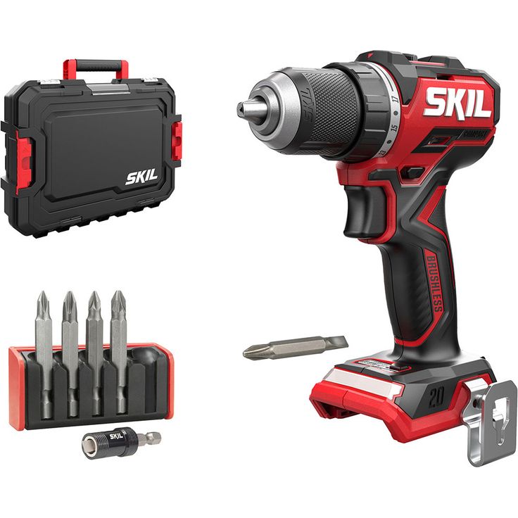Akkuporakone Skil 3065 JA XP Pro, 20V, ilman akkua + salkku