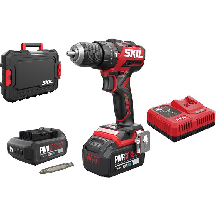 Akkuiskuporakone Skil 3075 HA XP Pro, 20V, 2.0+4.0Ah akuilla + salkku