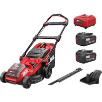 Akkuruohonleikkuri Skil 0135 BA, 38cm, 2x20V, 2x4.0Ah akuilla