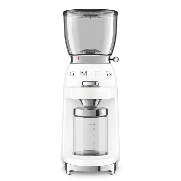 Kahvimylly Smeg CGF01WHEU, valkoinen
