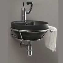 Pesualtaan kiinnike 4AQUA Diamante, oikea, kromi