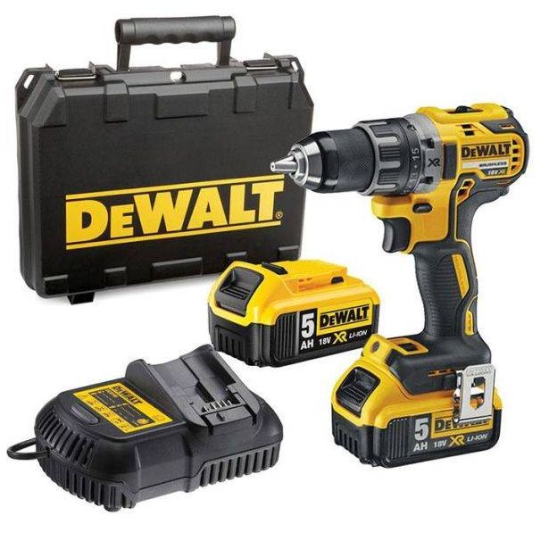 Akkuporakone DeWalt XR DCD791P2, 18V, 2x5.0Ah akuilla + TSTAK, Verkkokaupan poistotuote