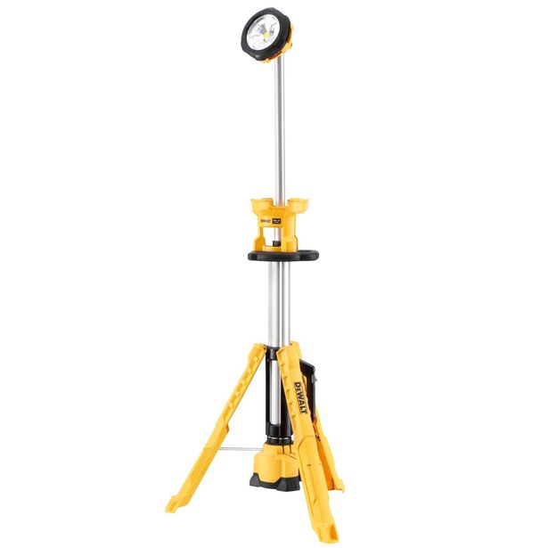 LED-työvalo DeWalt XR DCL079, kolmijalalla, 18V, ilman akkua