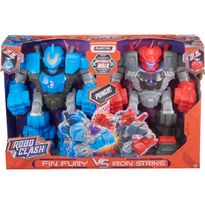 Lelurobottisetti Teamsterz Robo Clash, Iron Strike ja Fin Fury Shark, 2 kpl