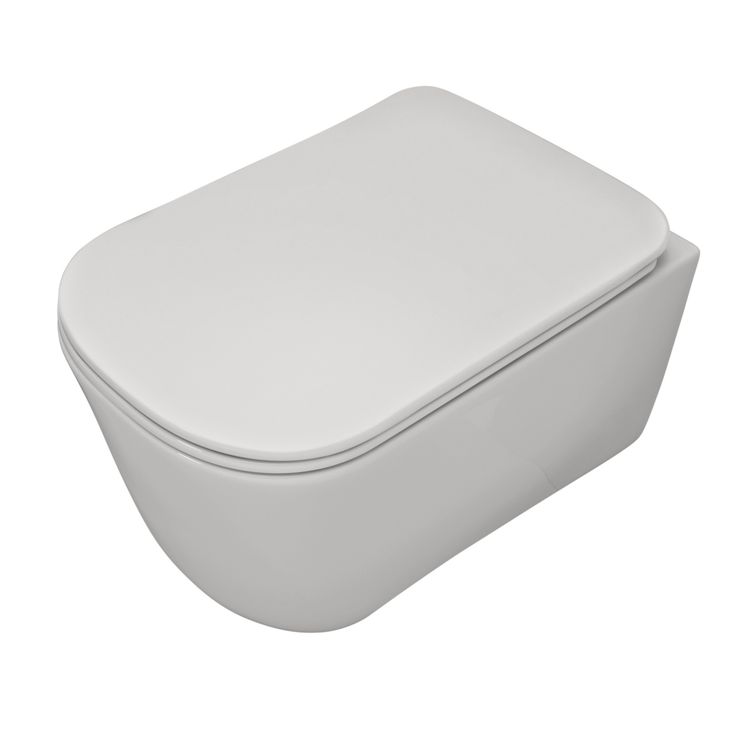 WC-istuin Kerasan Tribeca Rimless 5114 seinämalli mattavalkoinen