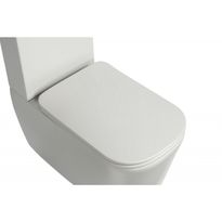 WC-istuimen kansi Kerasan Tribeca soft close matta vaaleanharmaa