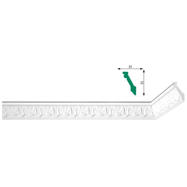 Polystyreenilista Exclusive B-5, 34x56mm (2x2m) 