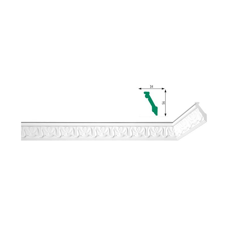 Polystyreenilista Exclusive B-5, 34x56mm (2x2m) 