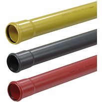Kaapelinsuojaputki Pipelife OPTO 100x6000 A, punainen, tiiviste
