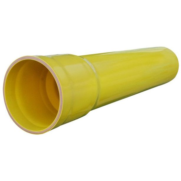 Kaapelinsuojaputki Pipelife TEL 140x6000 A, keltainen, ilman tiivistettä