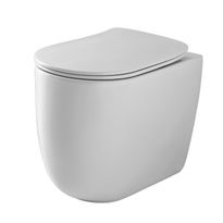 WC-istuin Kerasan Nolita Tech 5318TK Rimless, lattiamalli, S/P-lukko, valkoinen