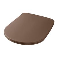 WC-istuimen kansi Kerasan Nolita soft close matta ruskea