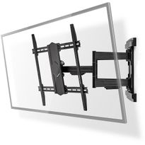TV-seinäteline Nedis, heavy duty, varrellinen, 43-100 tuuman näytöille, maksimi tuettu näytön paino 70kg