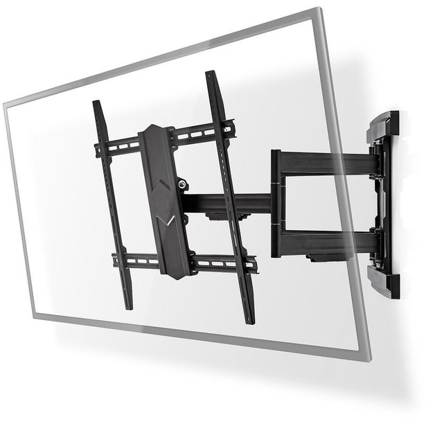 TV-seinäteline Nedis, heavy duty, varrellinen, 43-100 tuuman näytöille, maksimi tuettu näytön paino 70kg