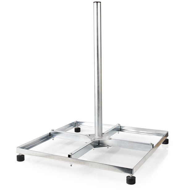 Antennin parvekejalusta Nedis, teräksinen, keskikiinnitteinen, 0.75m mastolla