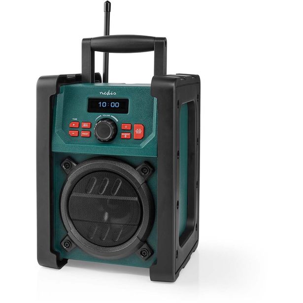 Työmaaradio Nedis, FM/DAB+ digitaalinen bluetooth, IP65