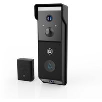 Video-ovikello Nedis SmartLife, wi-fi, tuplakameralla, 2x full HD, IP54