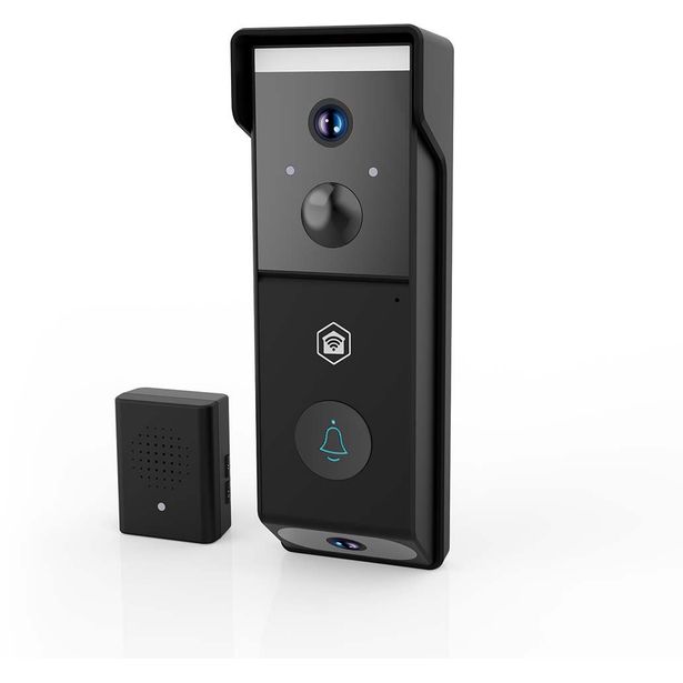 Video-ovikello Nedis SmartLife, wi-fi, tuplakameralla, 2x full HD, IP54