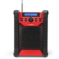 Työmaaradio Nedis RDDB6200RD, DAB+ Bluetooth
